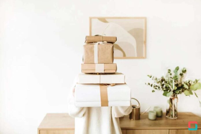 wrapping large gifts